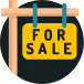 Cartoon for sale sign