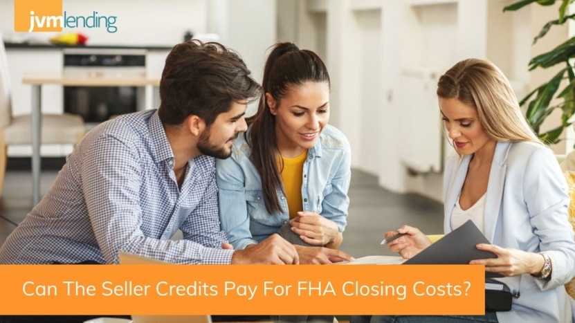 Real estate agent works with FHA first-time homebuyers about negotiating seller credits for their purchase.