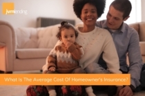 A family sits together in their living room that they were able to purchase after obtaining a competitive homeowner's insurance policy rate.
