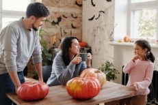 A husband who works with a big team is able to spend time at home with his family during the fall holidays. The best team structure is one that meets your goals of success - whether it's spending time with family or high earning potential.