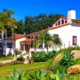 Spanish style hacienda style home in Santa Barbara California