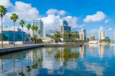 Bayfront view of St. Petersburg Skyline in Hillsborough County