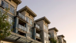 condos in an urban area