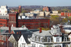 View from atop the buildings.