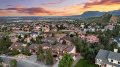 Beautiful suburban neighborhood in California.