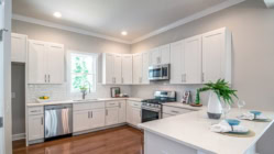 A photo of a kitchen