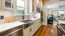 Picture of a kitchen inside the house.