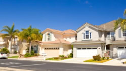 Wealthy suburbs and modern residential architecture in California