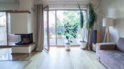 Indoor pic of living room with plants as design